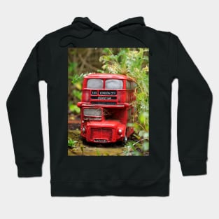 Flower pot in shape of London city bus Hoodie